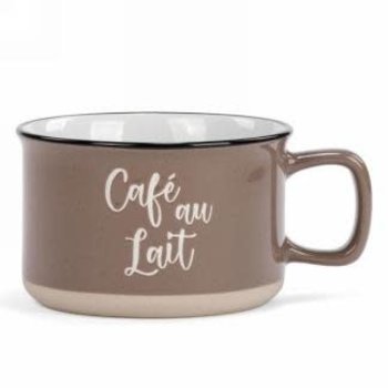 Bol latté gris - Café au lait