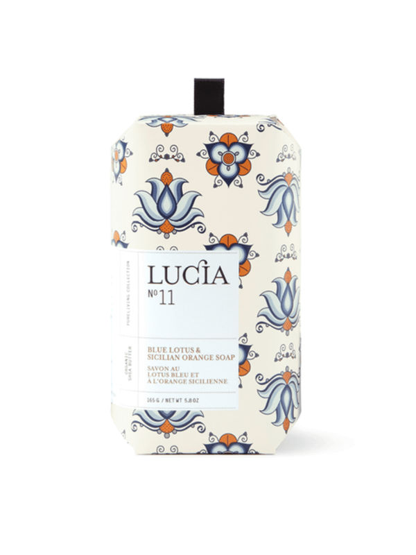 Lucia #11 - Savon au lotus bleu et à l"orange sicilienne