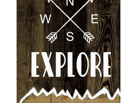 Affiche en métal - Explore