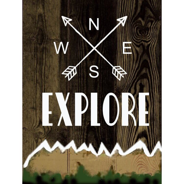 Affiche en métal - Explore