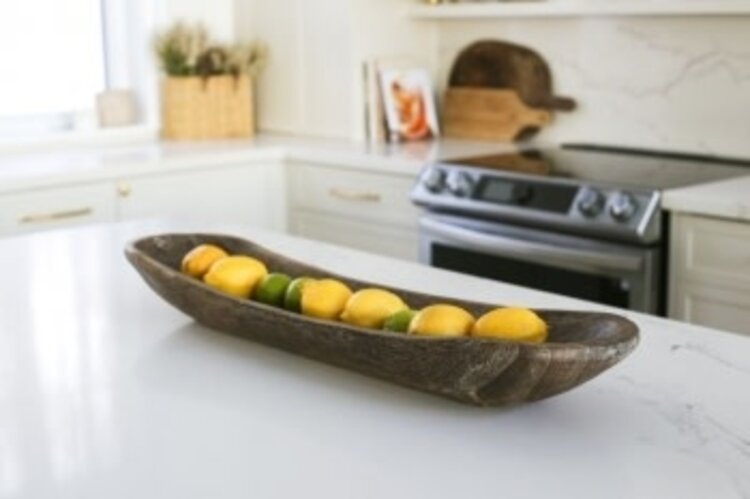 Bol ovale en bois - grand