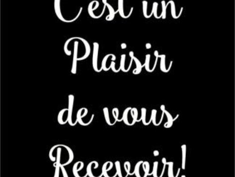 Serviettes de table - C'est un plaisir...