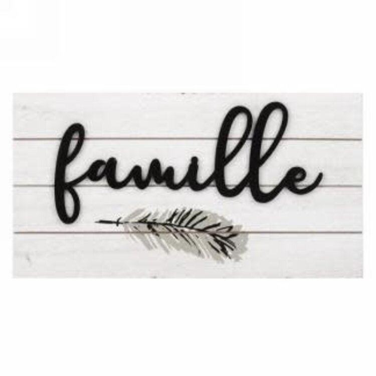 Plaque murale - Famille