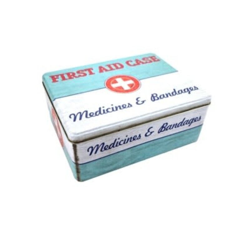 Boite de métal premiers soins ( L)