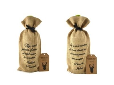 Sac à bouteille de vin - Proverbes