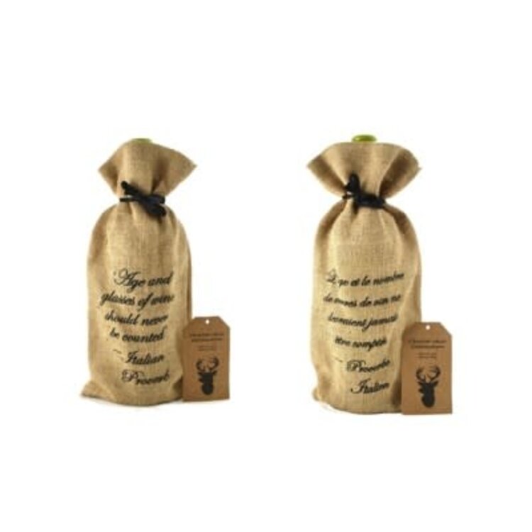Sac à bouteille de vin - Proverbes