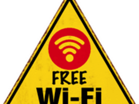 Affiche en métal - Free WIFI