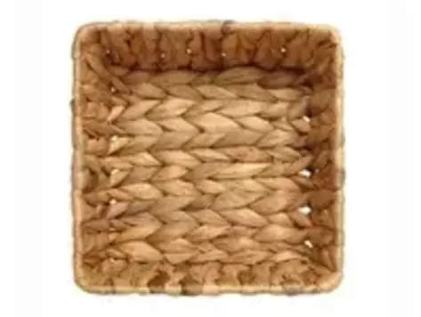 Panier tressé carré