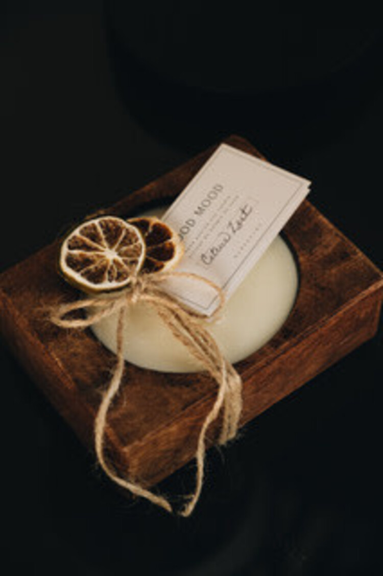 Bougie Moule à fromage  brun - 1 mèche