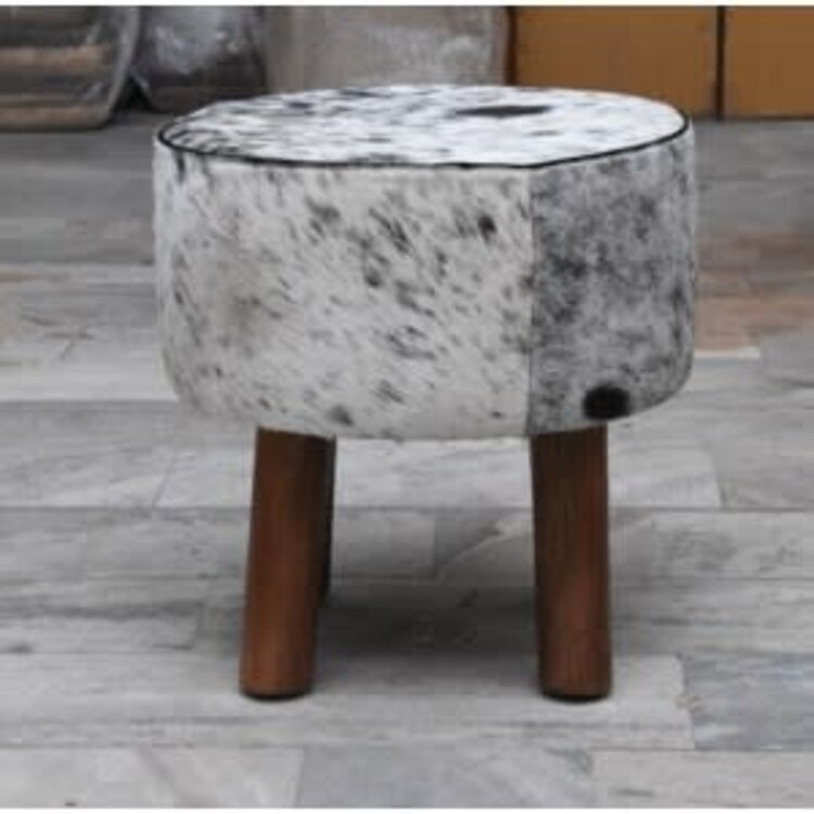 Banc peau de vache Oréo