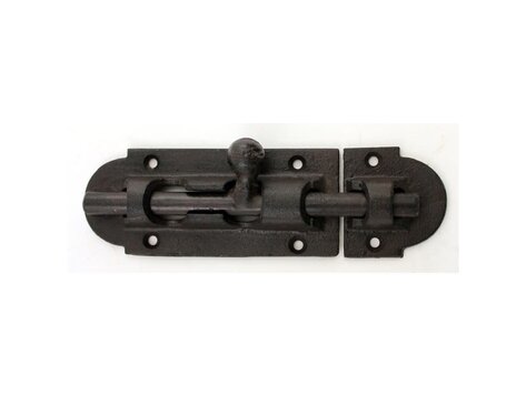 Loquet de porte coulissant - Brun