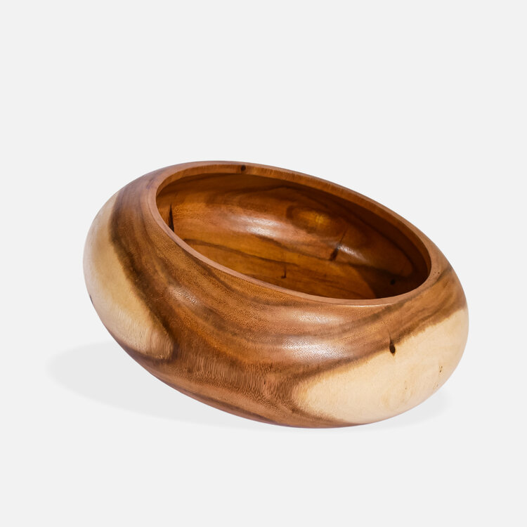 Bol en bois de suar naturel