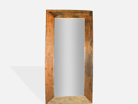 Miroir en teck  recyclé - Grand