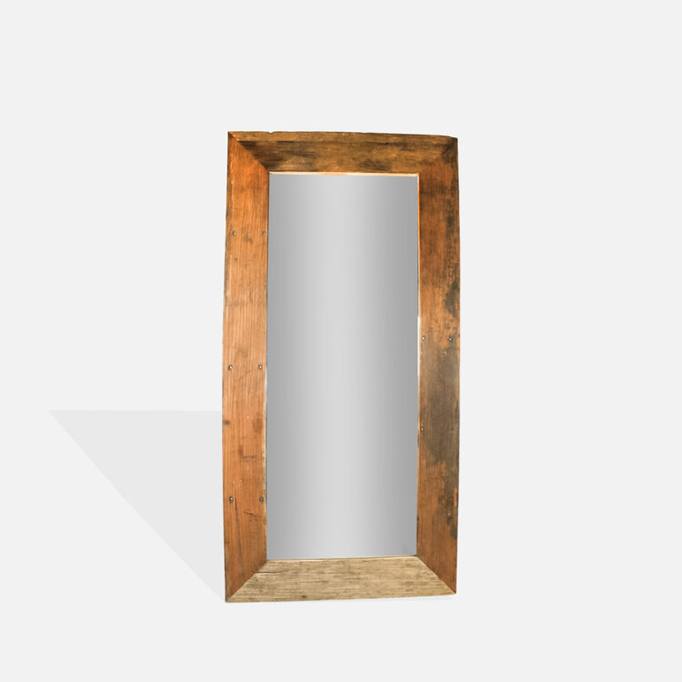 Miroir en teck  recyclé - Grand