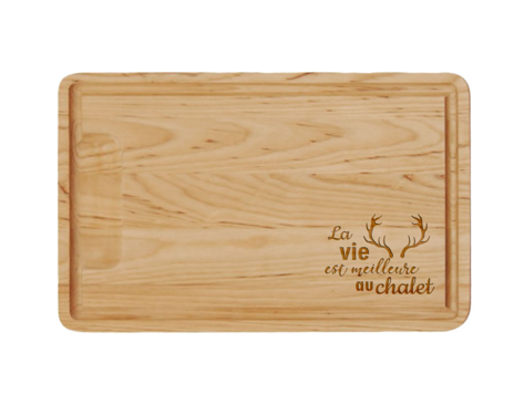 Planche à découper- La vie au chalet