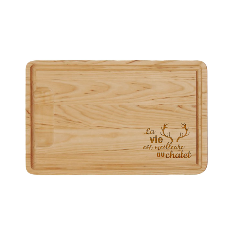 Planche à découper- La vie au chalet