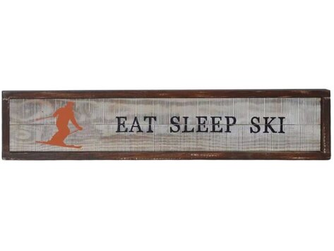AFFICHE EAT SLEEP SKI