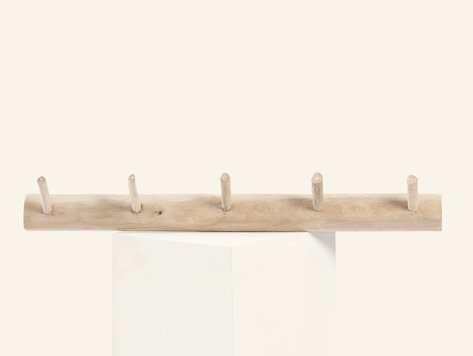 Support mural à 5 crochets