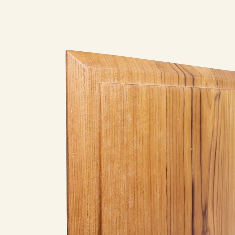 Assiette carrée en teck - grande