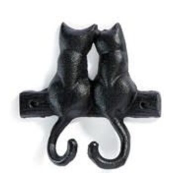 Crochet double chats noir