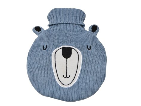 Bouillotte ours bleu