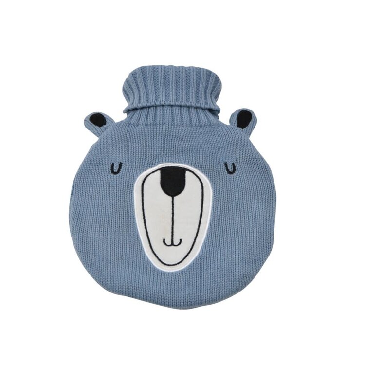 Bouillotte ours bleu