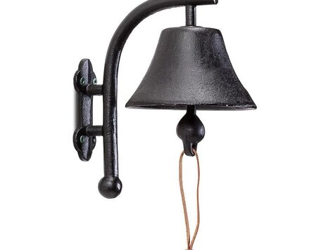 Cloche en fonte noire