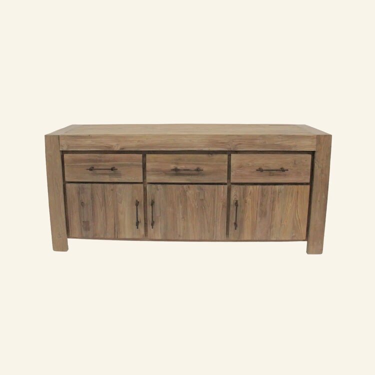 Buffet Bali 3 portes/3 tiroirs en teck recyclé