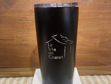 Tumbler isotherme noir - La Vie de Chalet