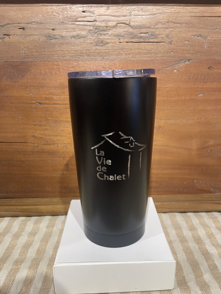 Tumbler isotherme noir - La Vie de Chalet