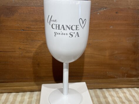 Coupe isotherme blanche- Une chance qu'on s'a