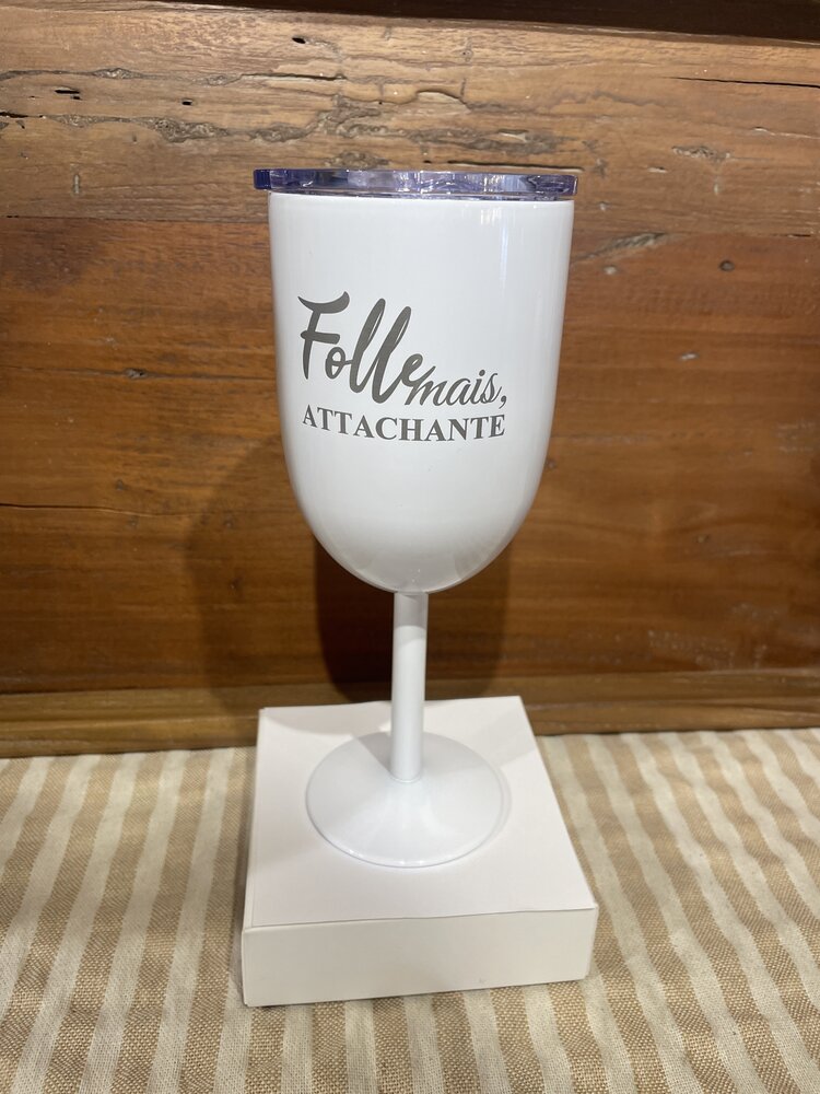 Coupe isotherme blanche - Folle mais, attachante