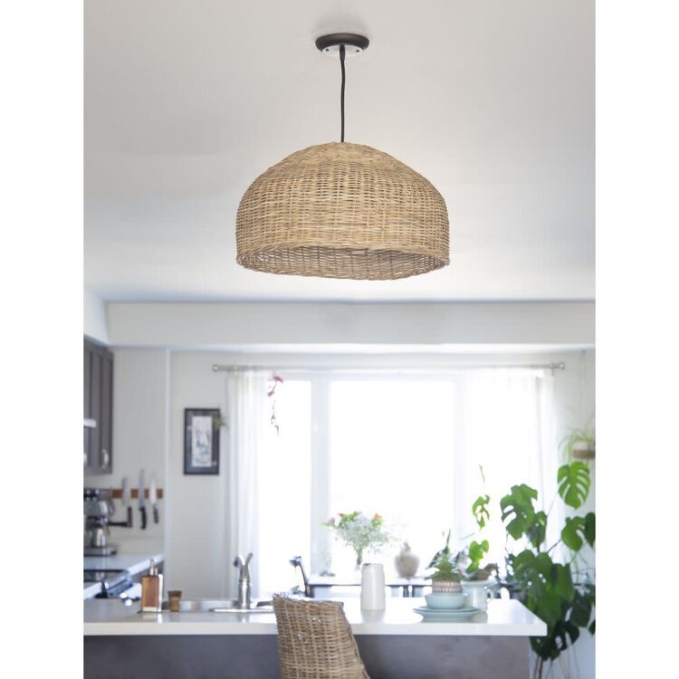 Luminaire en rotin - Large