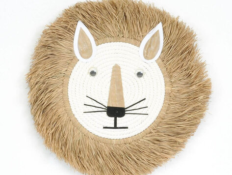 Décoration murale tête de lion