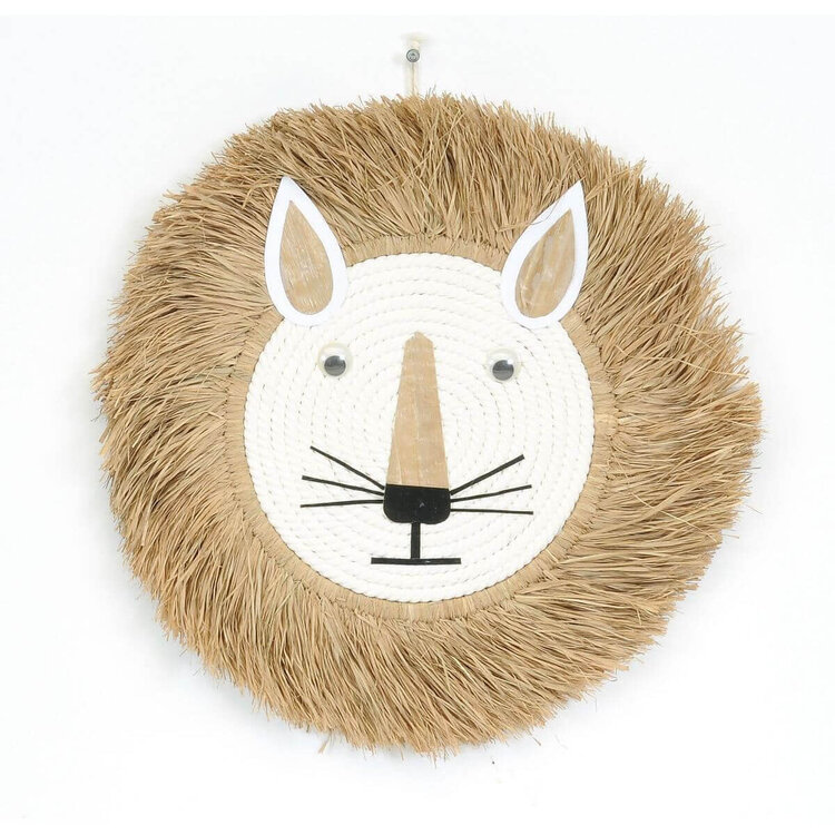 Décoration murale tête de lion