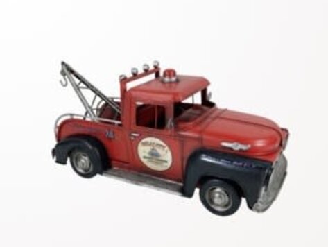 Remorqueuse  en métal rouge