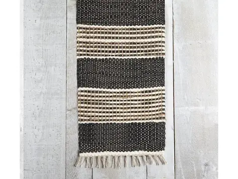 Chemin de table Mesa noir 13" x 72"