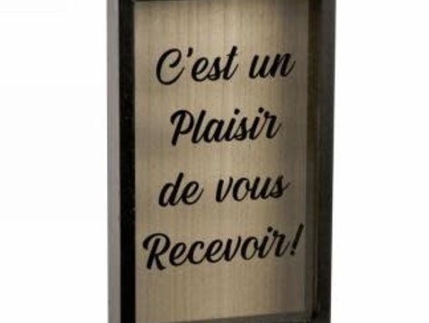 Boite à bouchons de vin - C'est un plaisir
