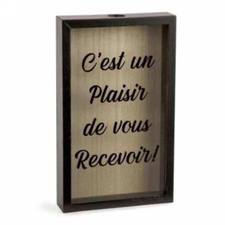 Boite à bouchons de vin - C'est un plaisir