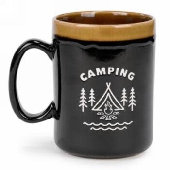 Tasse noire - Camping
