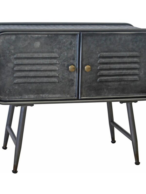 Table console industrielle Luke noir