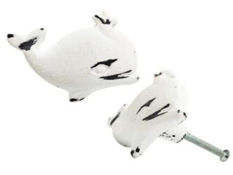 Poignée baleine blanche