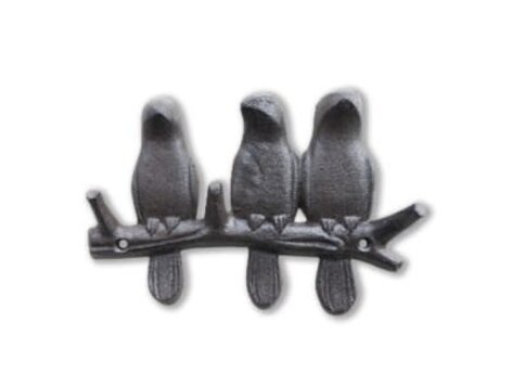 Crochet triple oiseaux brun