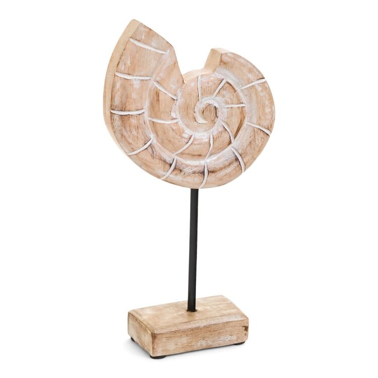 Coquille sur pied en bois