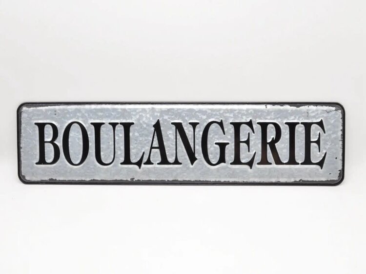 Affiche en métal - Boulangerie