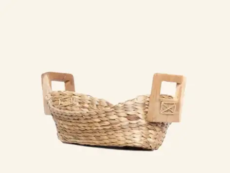 Corbeille à pain en jacinthe d'eau