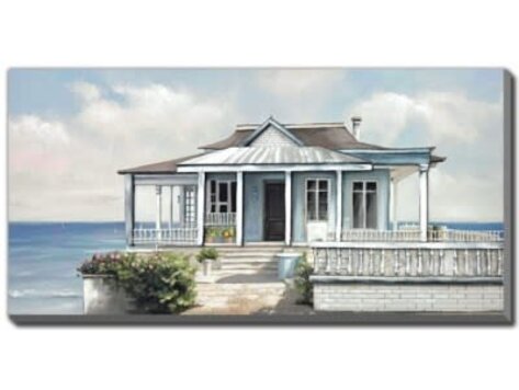 Cadre Maison sur la plage