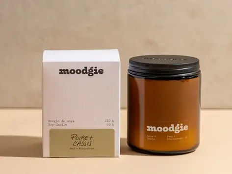 Bougie Poire  & Cassis  50 h