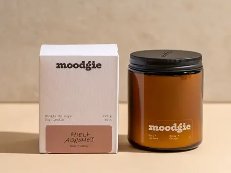 Bougie Miel & agrumes 50H