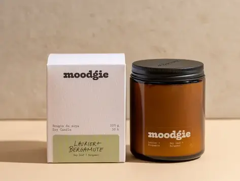 Bougie Laurier & Bergamote 50H